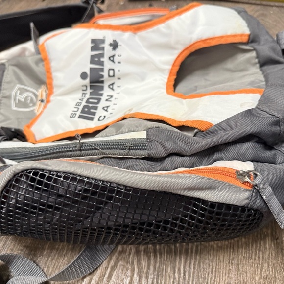 Ironman 35 year anniversary GUC Gray and Orange Technical Backpack - Picture 4 of 16